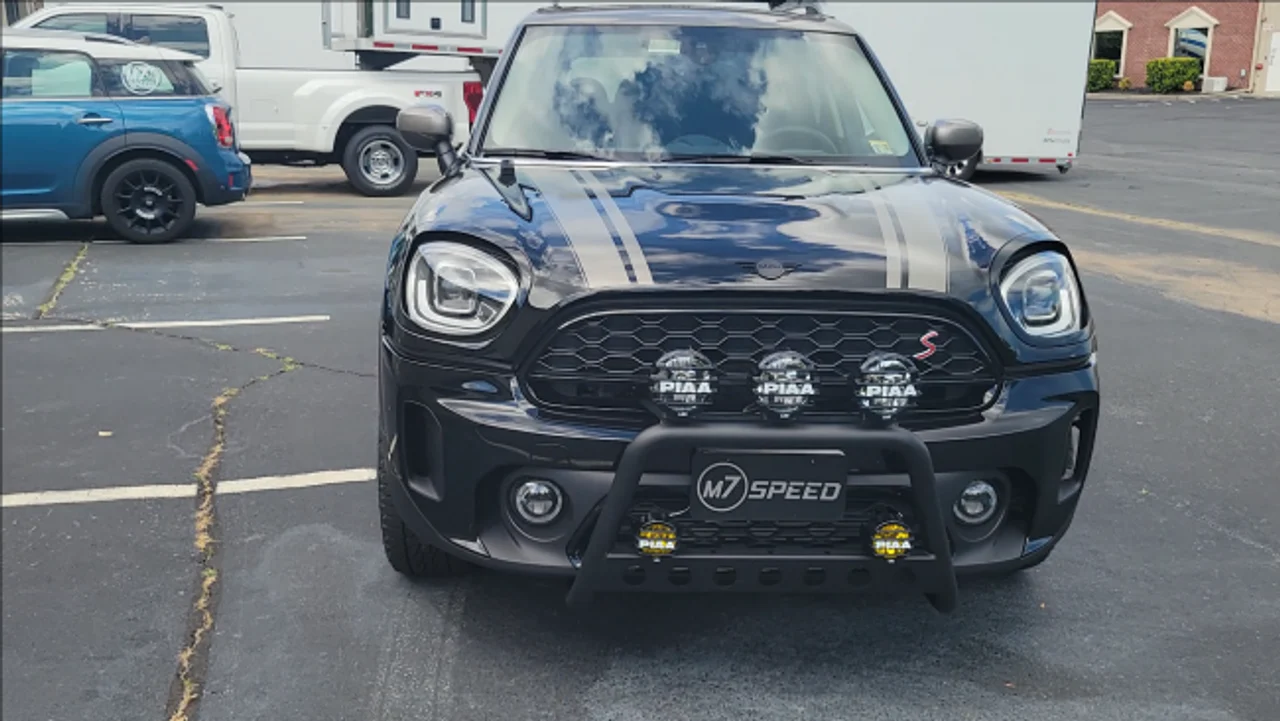 M7 Speed MINI Cooper Gen 3 F60 Countryman F54 Clubman Bolt-On Bull Bar Kit - Image 4