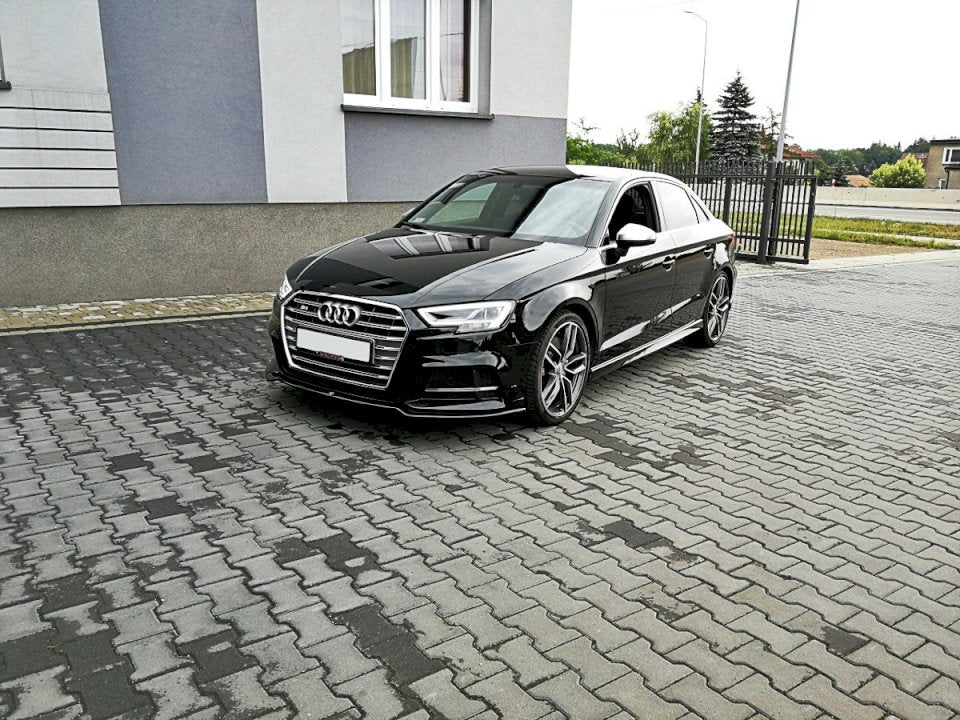 Maxton Design Audi A3 S-Line & S3 Front Bumper Splitter / Spoiler V2 (Facelift) - Image 3