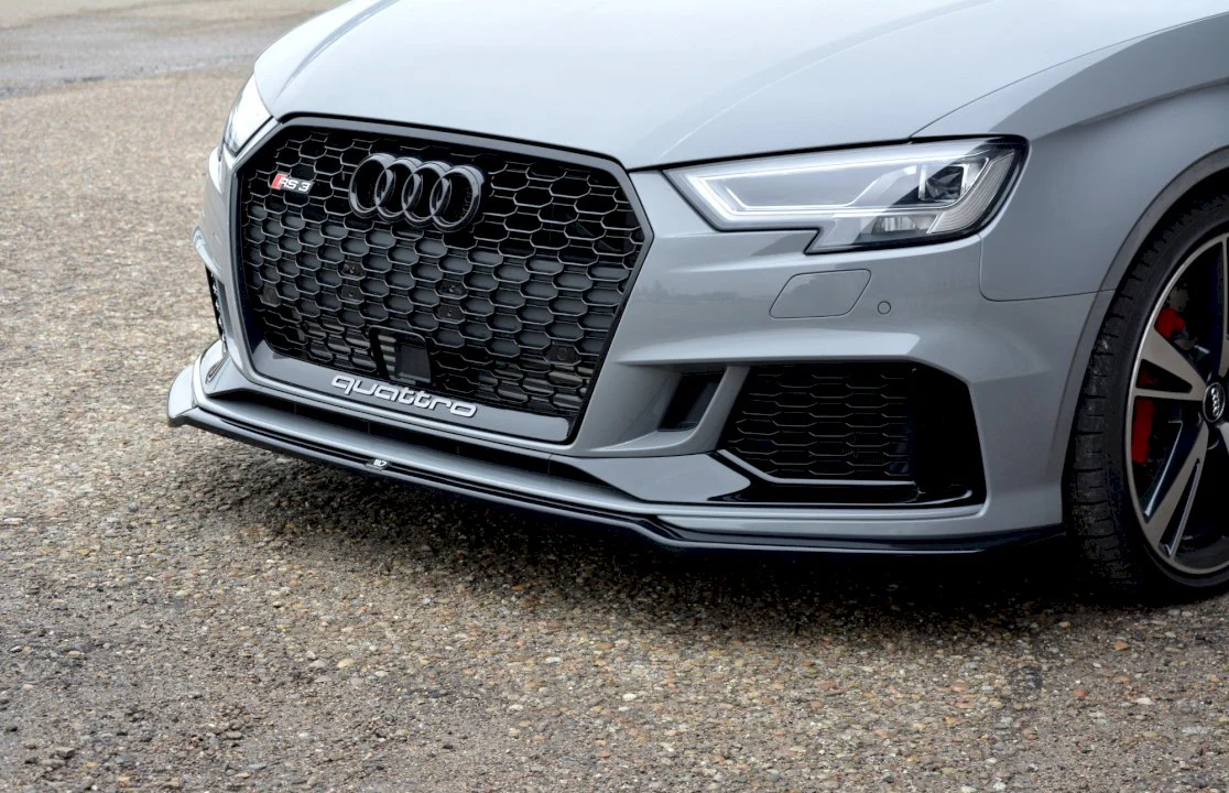 Maxton Design Audi RS3 Front Bumper Splitter / Spoiler V2 - Image 3