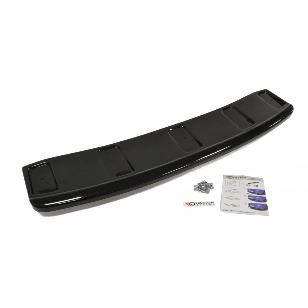 Maxton Design Central Rear Splitter AUDI A7 S-LINE (FACELIFT) (WITHOUT VERTICAL BARS)-