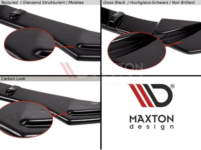 Maxton Design MK7.5 Facelift Golf R Front Bumper Splitter/Spoiler - V3 - Image 5