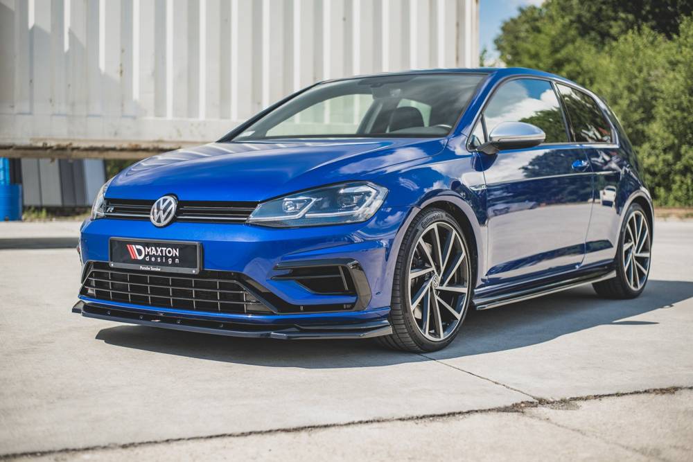 Maxton Design MK7.5 Facelift Golf R Front Bumper Splitter/Spoiler - V9 - Image 4