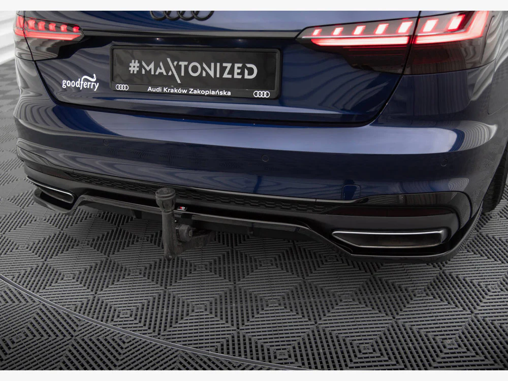 Maxton Design Rear Splitter (Vertical Bars) V2- Audi B9 A4 S-Line (Facelift) - Image 4