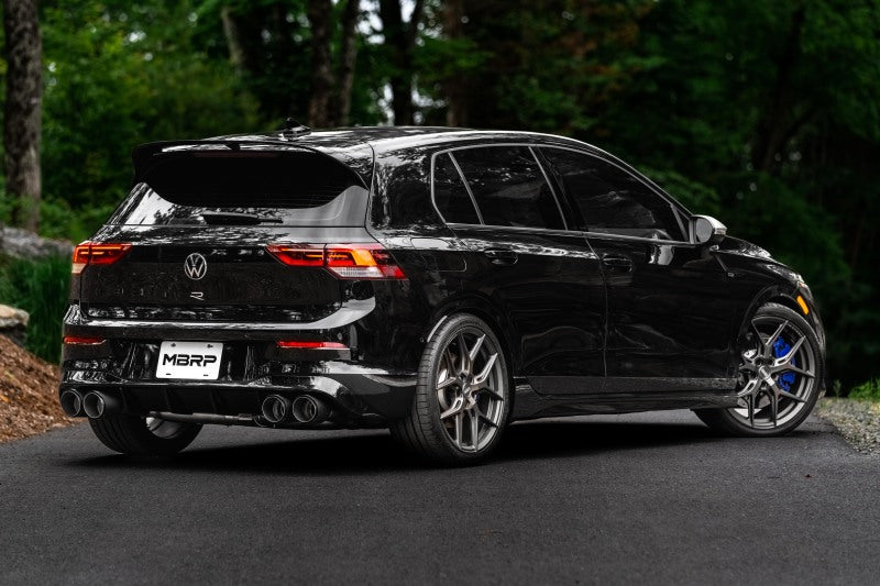 MBRP Volkswagen Golf R MK8 3" Cat-Back Quad Split Rear Valve Delete Exhaust - Image 4