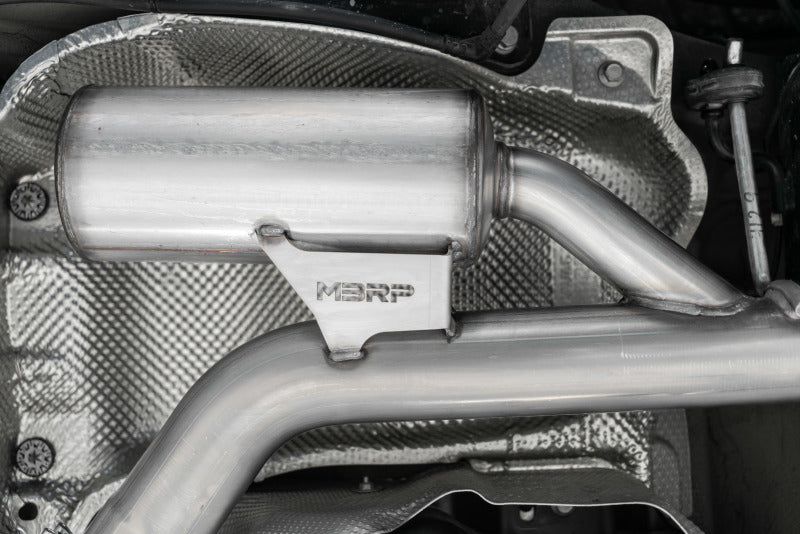 MBRP Exhaust 3" Cat Back, Dual Split Rear w/ Carbon Fiber Tips - (19-21 VW Jetta GLI) - Image 6