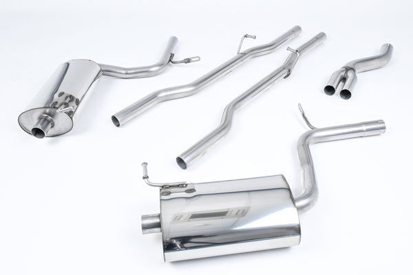 Milltek Audi A4 (B7) Cat-back Exhaust System with Polished Jet Tips (Non-Resonated)