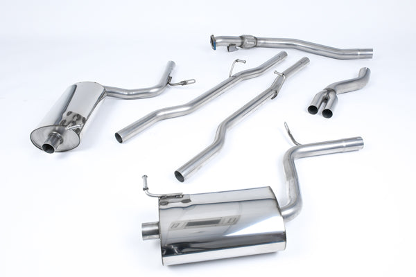 Milltek Audi A4 (B7) Cat-back Exhaust System with Polished GT Tips (Non-Resonated)