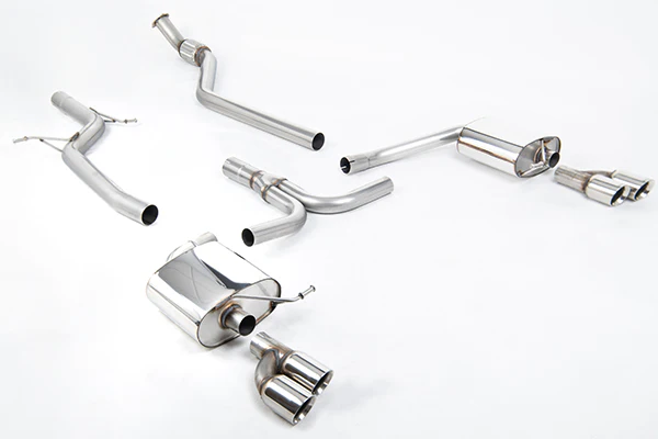 Milltek Audi A4 (B8) Cat-back Exhaust System with Quad Outlet (Non-Resonated)