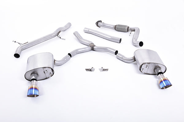 Milltek Audi A4 (B9) Cat-back Exhaust System (Non-Resonated)