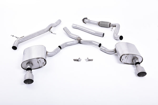 Milltek Audi A4 (B9) Cat-back Exhaust System (Non-Resonated) - Image 4
