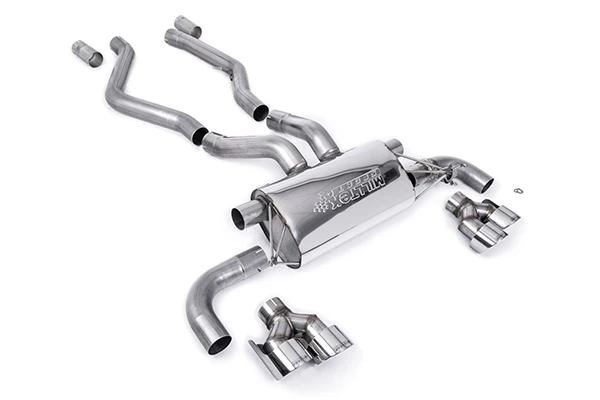 Milltek BMW G20 M340i Axle-back with Quad GT-100 Tips - Image 2