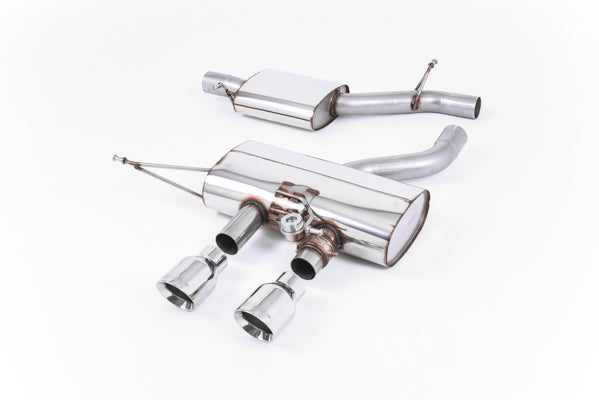 Milltek VW MK6 Golf R Cat-back Active Exhaust System (Resonated) w/ Polished Tips