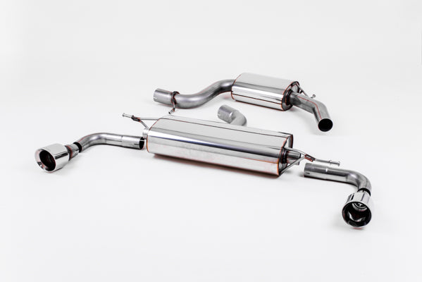 Milltek VW MK6 GTI Cat-back Exhaust System (Resonated) w/ 100mm GT100 Polilshed Tips