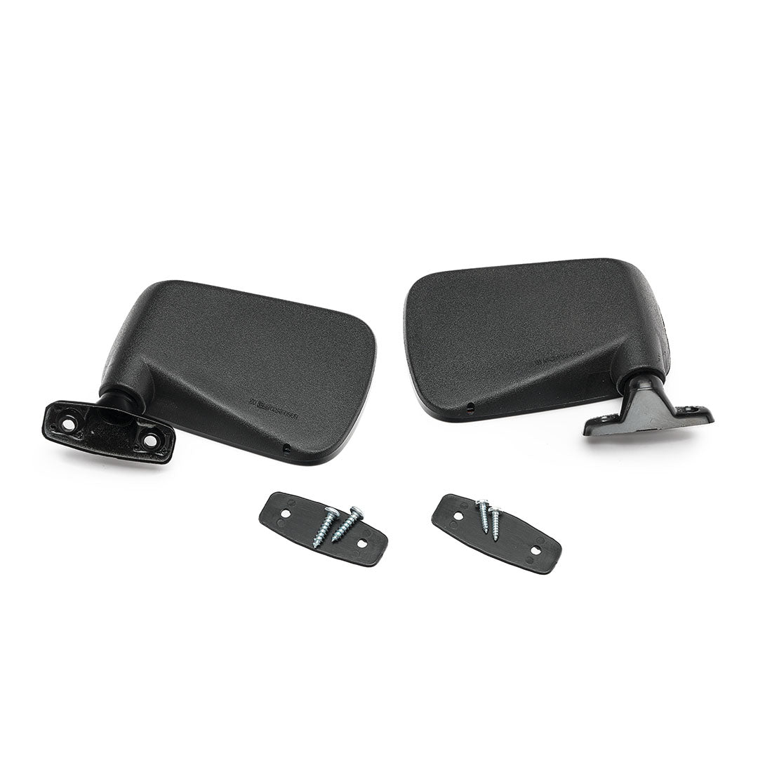 MK1 Flag Mirror Set - Black Plastic (Left & Right) - Image 2