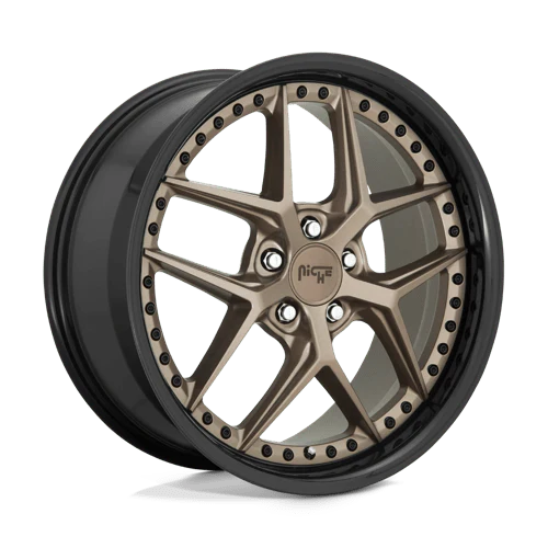 Niche M227 VICE 20X9 5X4.5 ET35 MATTE BRONZE BLACK BEAD RING