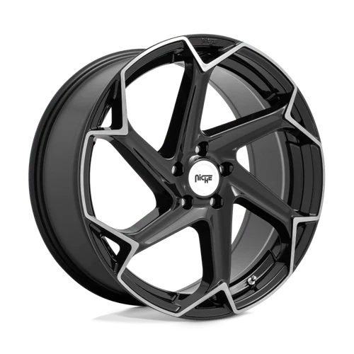 Niche M255 FLASH 20X10.5 5X112 ET27 GLOSS BLACK BRUSHED