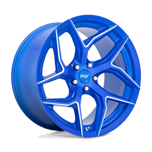 Niche M268 TORSIONI 20X9 5X112 ET27 ANODIZED BLUE MILLED