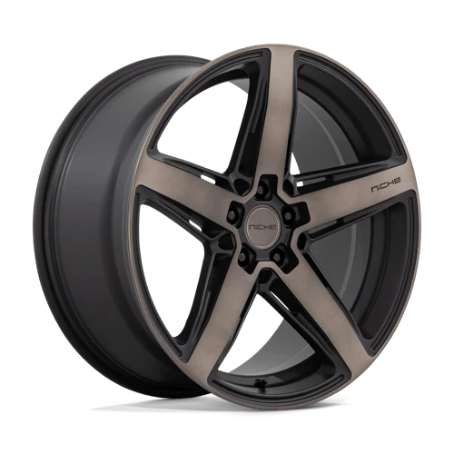 Niche M271 TERAMO 20X9.5 5X120 ET22 MATTE BLACK W/ DOUBLE DARK TINT FACE
