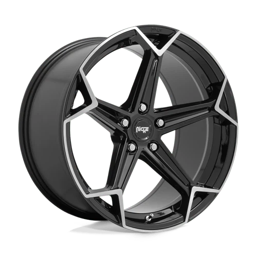 Niche N259 ARROW 20X10.5 5X4.5 ET40 GLOSS BLACK BRUSHED