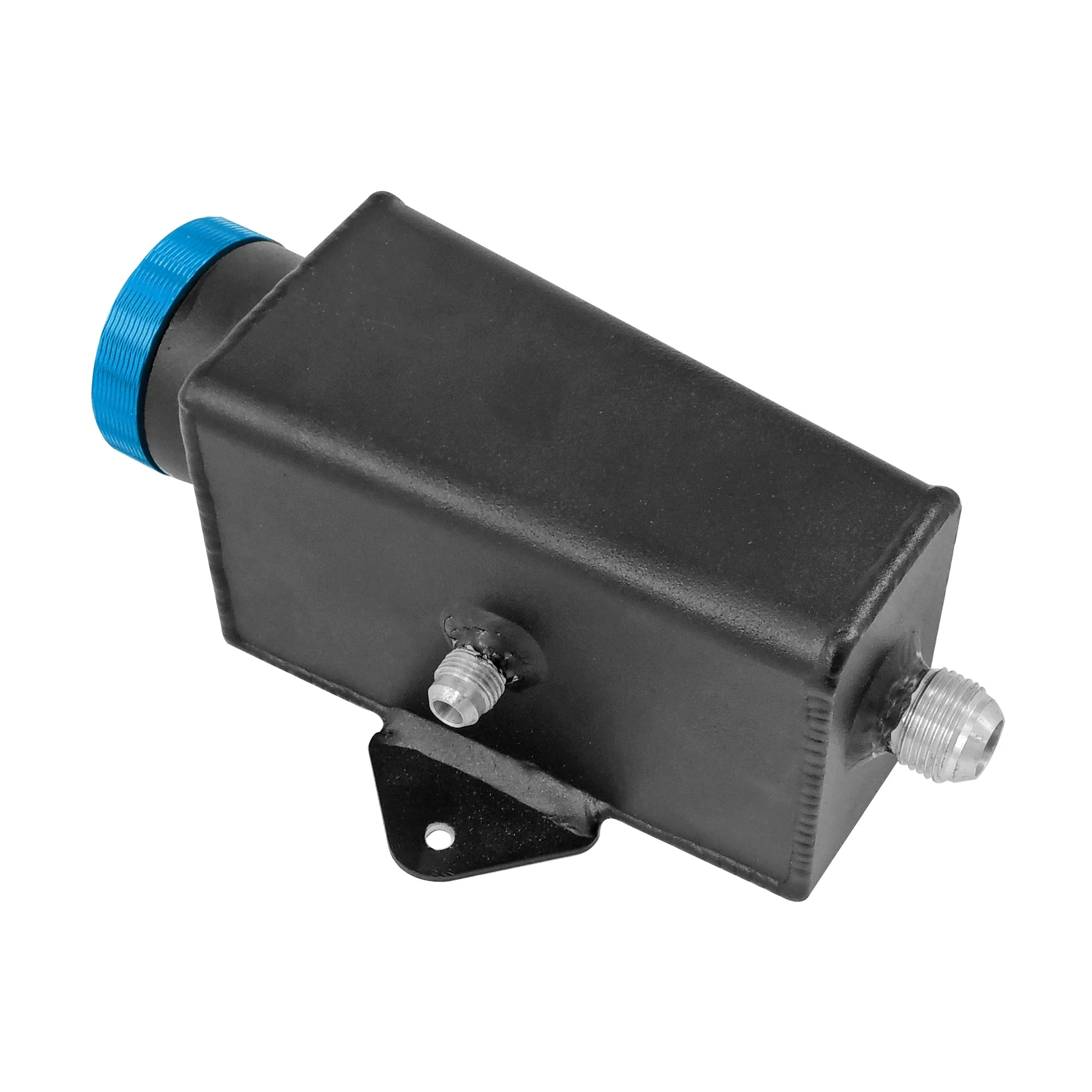SPA TURBO Power Steering Tank Firewall Mount (Right Inlet) - Blue Cap