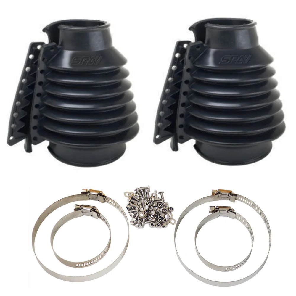 SPA TURBO Rear Swing Axle Boots Pair VW BUG/Beetle/Buggy/Baja - Black