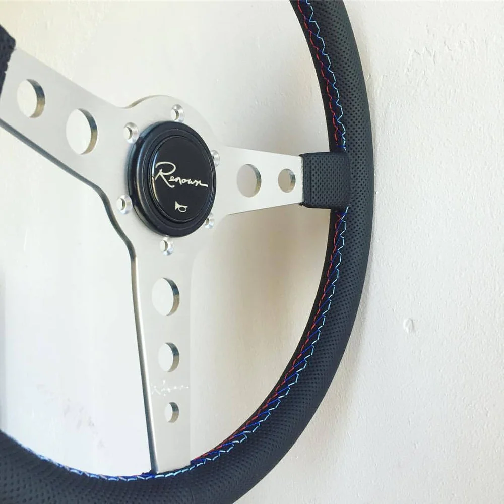 Renown Monaco Steering Wheel - Silver - Image 2