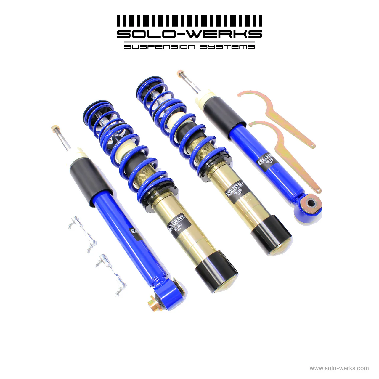 Solo-Werks BMW E61 Coilover Kit (Wagon, With Rear Air)