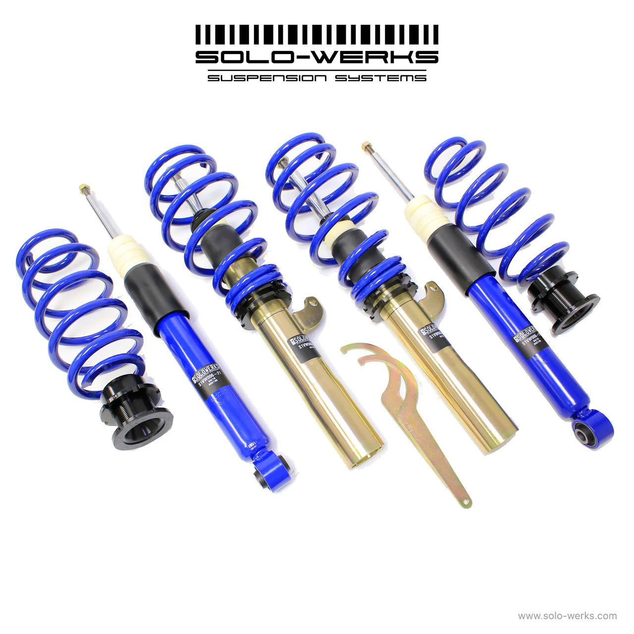 Solo-Werks MK6 Jetta Coilover Kit (Torsion Beam 55mm)