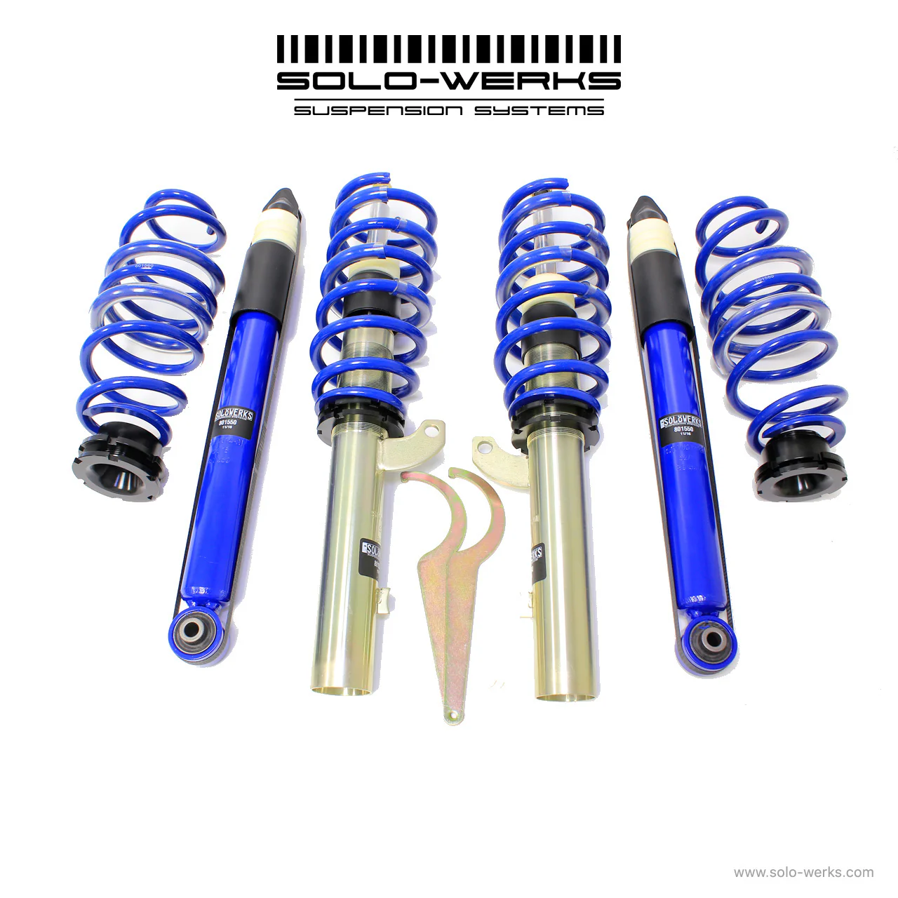 Solo-Werks MK7 VW Coilover Kit (Multi-Link 50mm) - Image 2