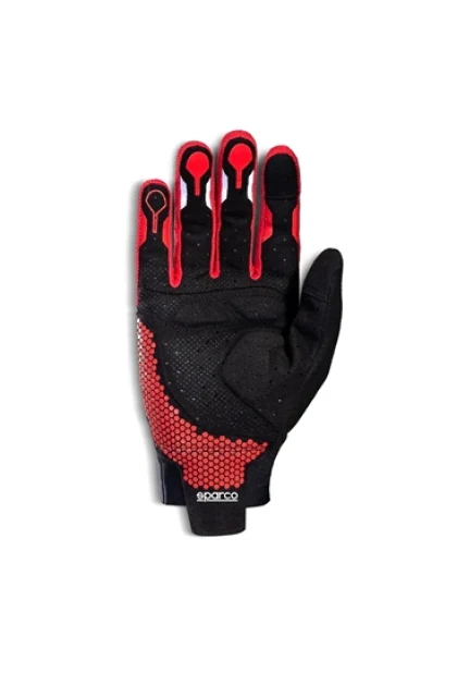 Sparco Competition Gloves Hypergrip+ - Black/Red - Size 9 (Small) - Image 2