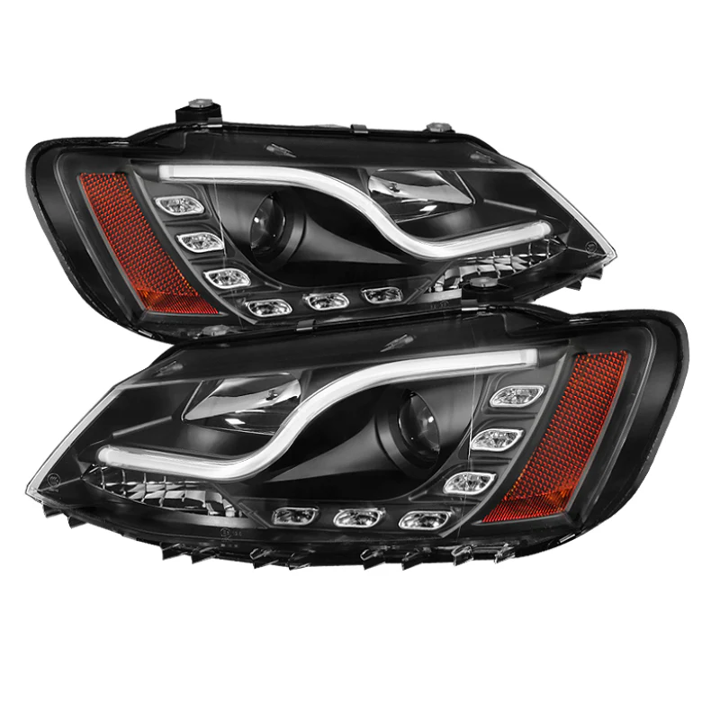 Spyder LED Projector Headlights - MK6 Jetta (2011-2014)