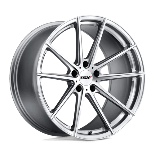 TSW BATHURST 20X10 5X120 ET35 SILVER W/ MIRROR CUT FACE