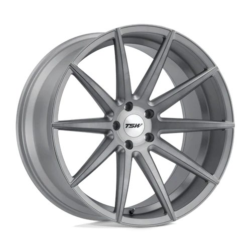 TSW CLYPSE 20X10 5X120 ET40 TITANIUM W/ MATTE BRUSHED FACE