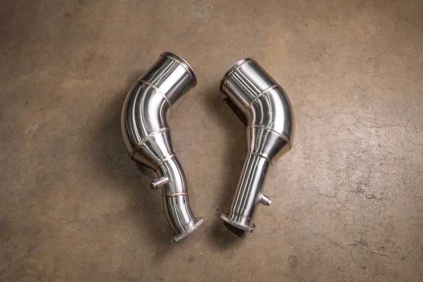 Valvetronic Designs Audi C8 RS6 / RS7 400 Cell Catted Downpipes - Image 15
