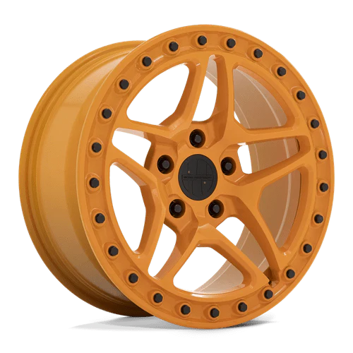 Victor Equipment BERG 18X8 5X130 ET10 GLOSS ORANGE W/ BLACK BOLTS