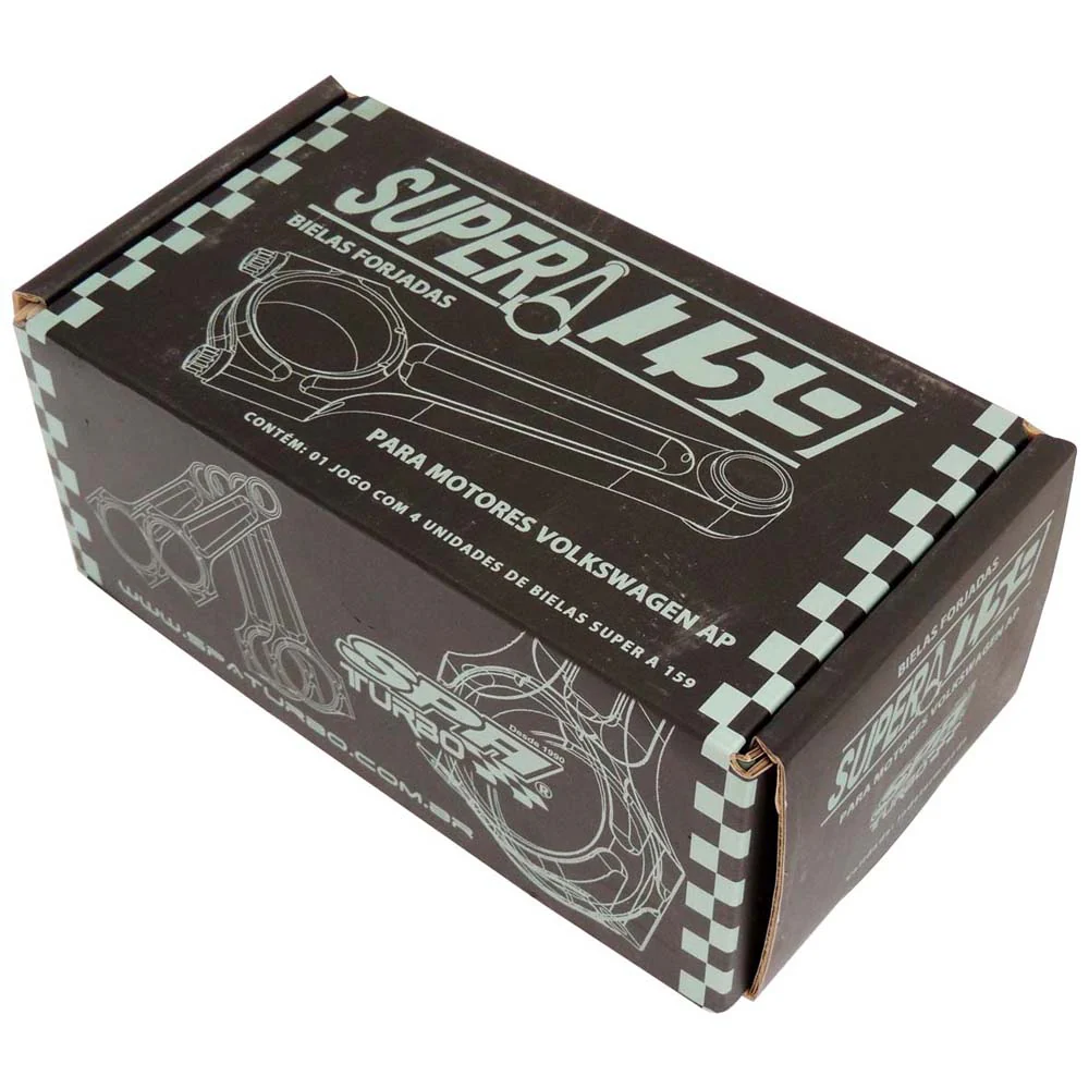 VW 159mm x 20mm Super A connecting rod set 3/8" bolt (1000hp) - Image 3