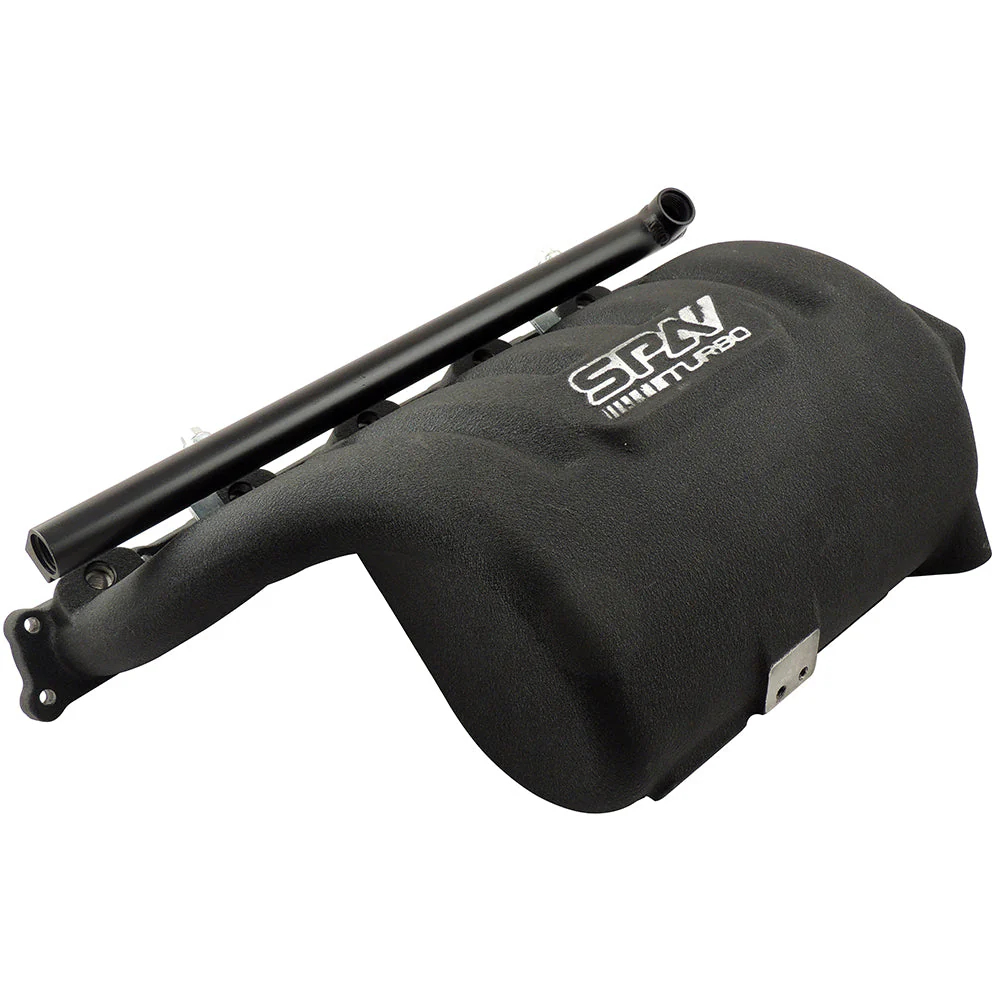VW 2.5L 5 CYLINDER 20V 07K CAST ALUMINUM INTAKE MANIFOLD - WITH FUEL RAIL - BLACK - PRE SALE - Image 4