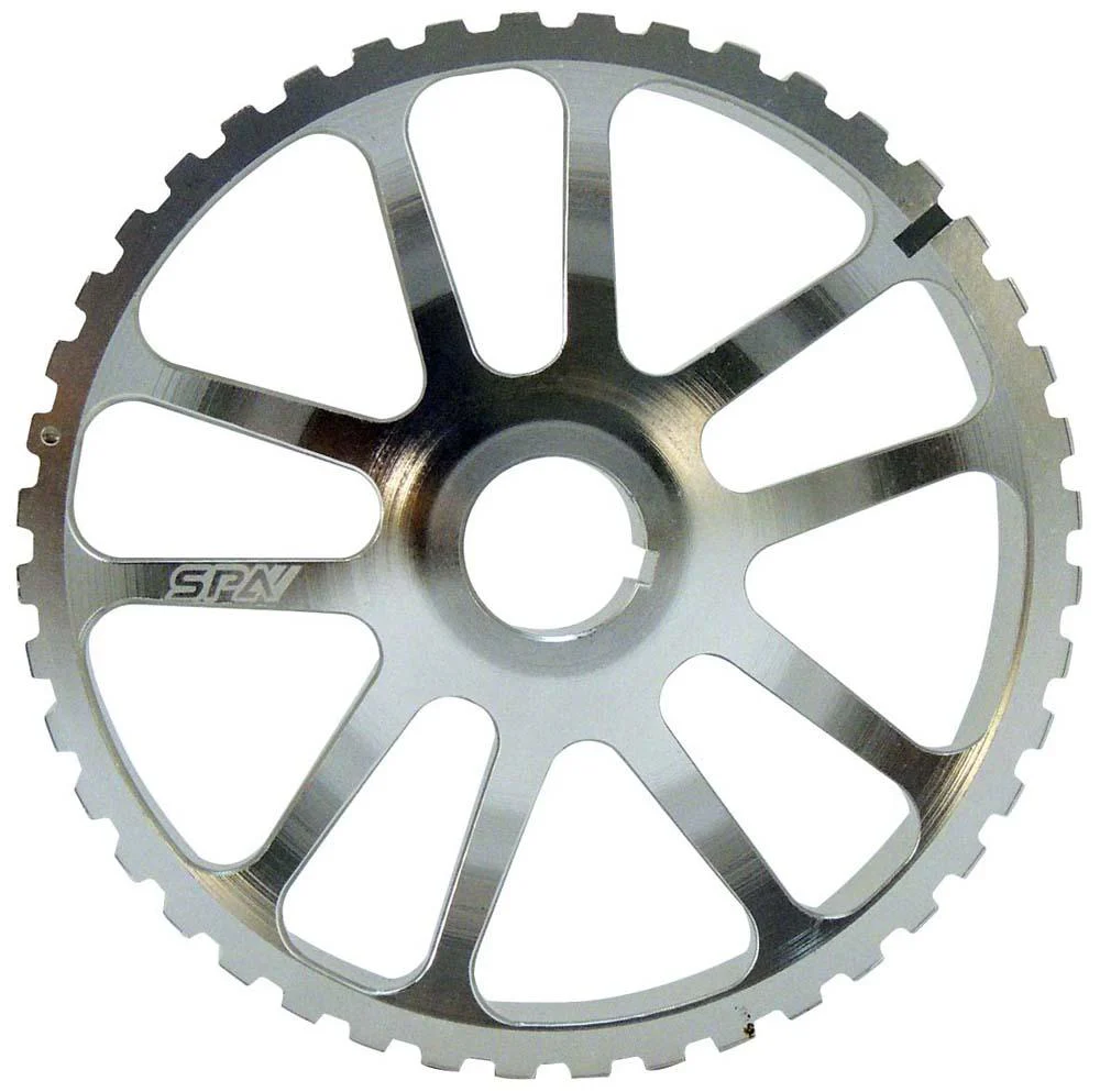 VW 74-98 8V Y series lightweight fixed cam pulley / intermediate shaft - Silver - Image 3