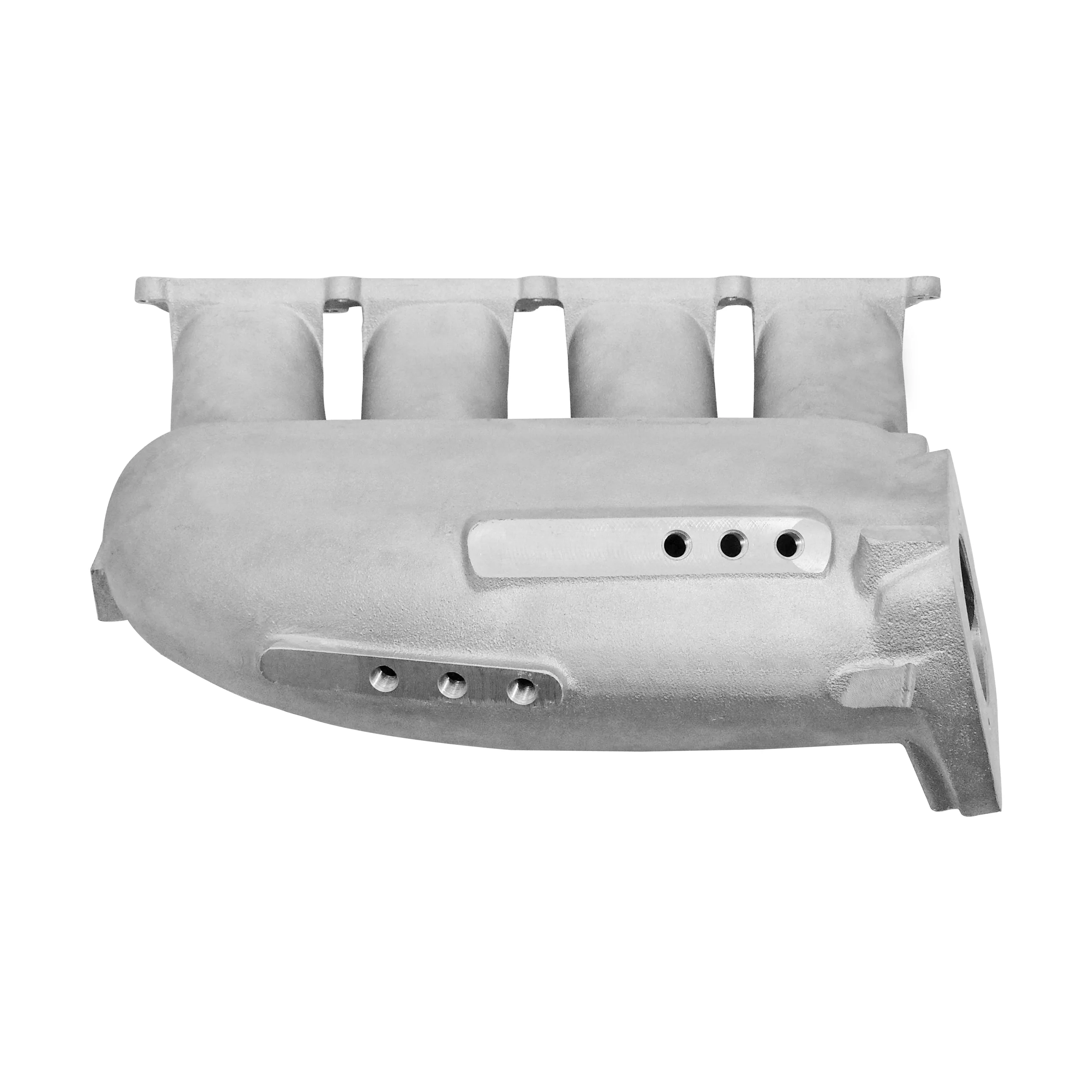 VW MKIV GTI T3 Twin Scroll Top Mount Flange Turbocharger Exhaust Manifold + Cast Aluminum Intake Manifold - Image 4