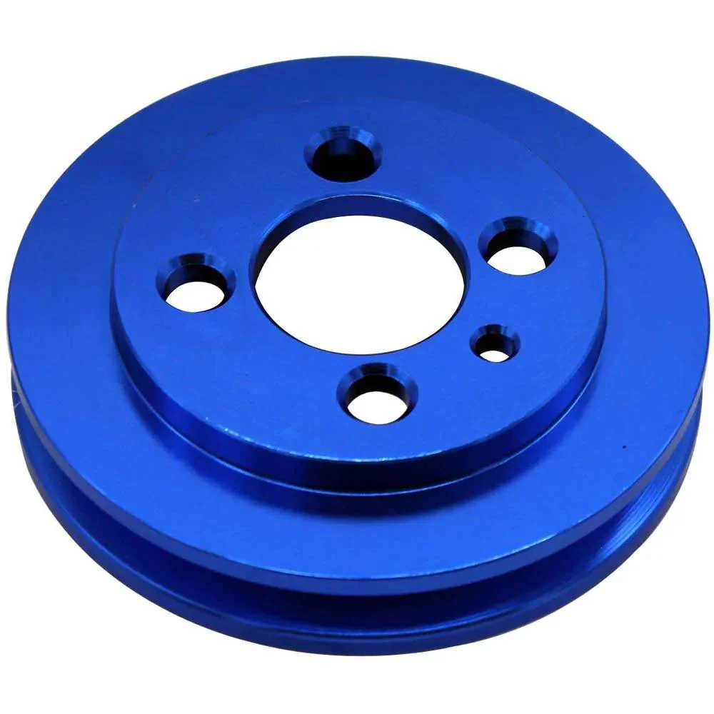 VW syncro Audi 80 90 100 4000 rabbit 1.8 8v underdrive Pulley - BLUE + VW 8V super light crank timing gear - Image 6
